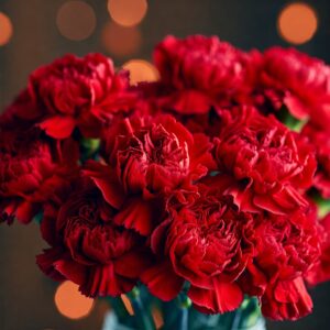 red carnations